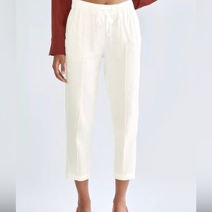 Aritzia Beige Linen Day Pant